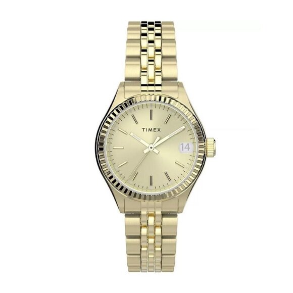 NWT Timex Fashion Ladies Quartz Steel Authentic Watch - Picture 1 of 3
